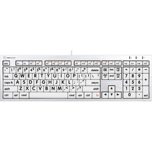 LogicKeyboard Large Print ALBA Mac Pro American English Keyboard
