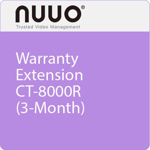 NUUO 3-Month Warranty Extension for CT-8000R Series