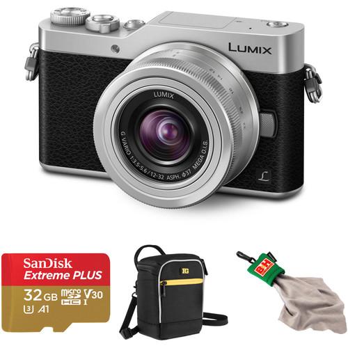 Panasonic Lumix DC-GX850 Mirrorless Micro Four Thirds Digital Camera with 12-32mm Lens and Accessories Kit
