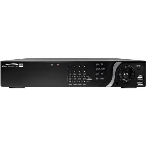 Speco Technologies D16HU 16-Channel 4K UHD HD-TVI Hybrid DVR with 8TB HDD