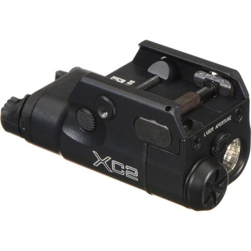 SureFire XC2-A Ultra-Compact LED Handgun Light with Red Aiming Laser