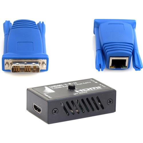 Apantac DVI-D Transmitter to HDMI Receiver over CatX Set