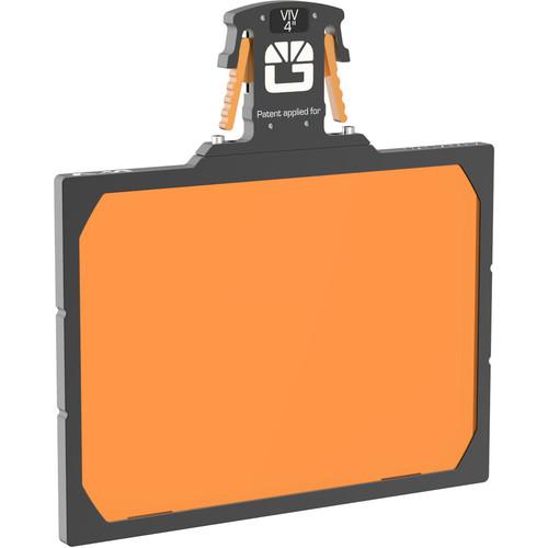 Bright Tangerine 4 x 5.65" Gripper Filter Tray for VIV Matte Box