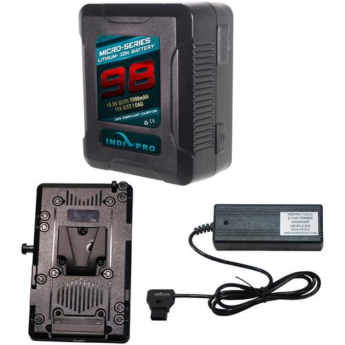 IndiPRO Tools Micro-Series V-Mount 98Wh Blackmagic URSA Kit