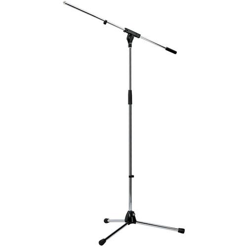 K&M 210 6 Tripod Microphone Stand with Fixed Boom
