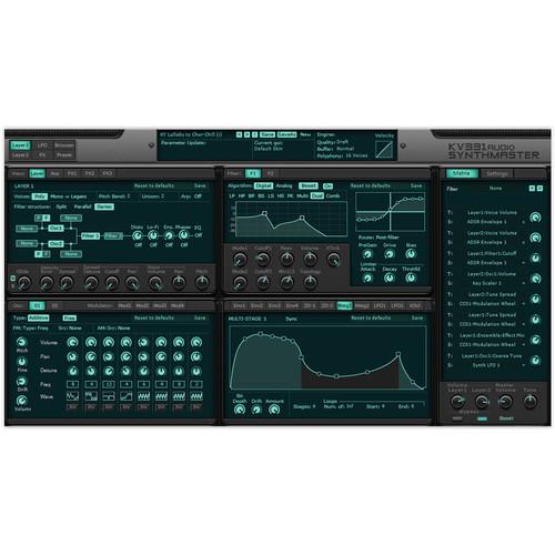 KV331 Audio SynthMaster 2.9 Upgrade from SynthMaster Player - Semi-Modular Software Synthesizer Plug-In, KV331, Audio, SynthMaster, 2.9, Upgrade, from, SynthMaster, Player, Semi-Modular, Software, Synthesizer, Plug-In