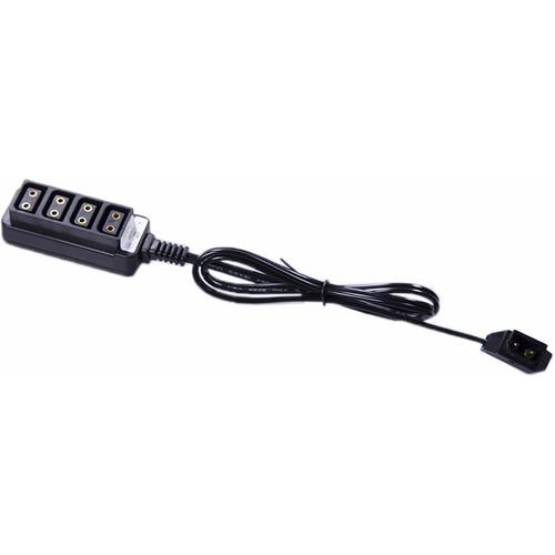 LanParte D-Tap Male to Female 1:4 Cable Splitter Hub