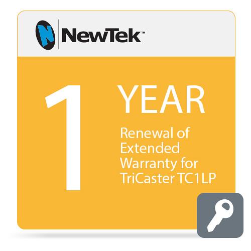 NewTek 1-Year Renewal of Extended Warranty for TriCaster TC1LP