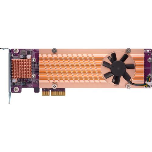 QNAP Quad M.2 2280 PCIe Gen3 x4 NVMe SSD Expansion Card