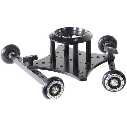 RigWheels RigSkate 2 Tabletop Skater Dolly with 3" Riser and 100mm Bowl Adapter