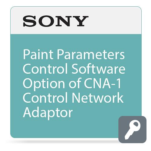 Sony Paint Parameters Control Software Option of CNA-1 Control Network Adaptor for BRC-H900 Robotic Camera and Select Remote Control Panels