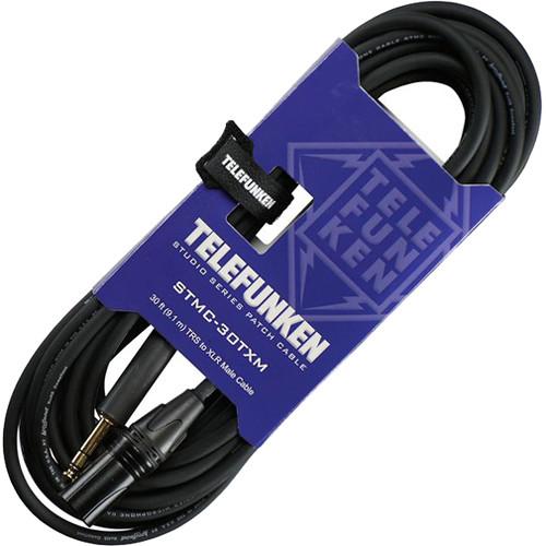 Telefunken Studio Series 1 4" TRS Male to 3-Pin XLR Male Cable