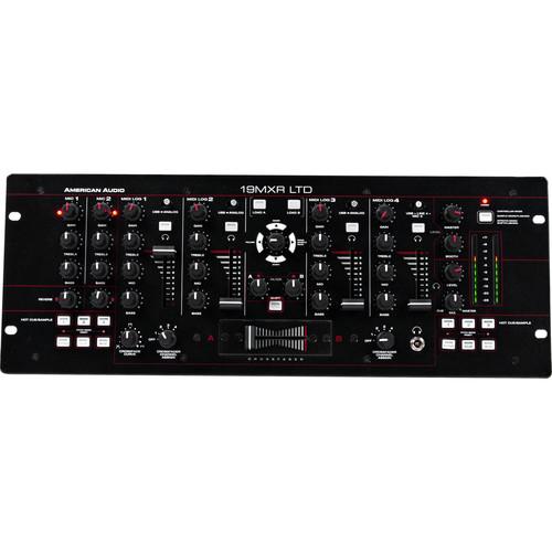 American Audio 19 MXR LTD 4-Channel MIDILOG Mixer with Analog MIDI Control