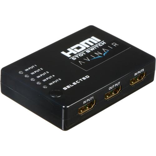 Avinair Spitfire 5 x 1 HDMI Switcher with Remote Control