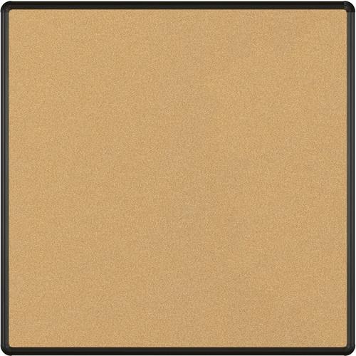 Best Rite VT Logic Natural Cork Surface Tackboard with Black Presidential Trim