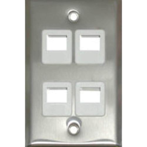 C2G Keystone Single-Gang Wall Plate