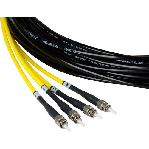 Camplex Two-Channel ST Single-Mode Fiber Tactical Snake Cable