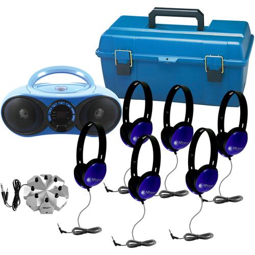 HamiltonBuhl AudioMVP 6 Station Bluetooth CD FM Listening Center