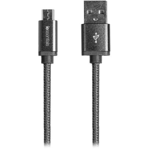 iEssentials Tangle-Free Charge & Sync Micro-USB Cable