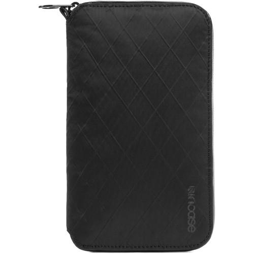 Incase Designs Corp Travel Passport Zip Wallet Diamond Wire
