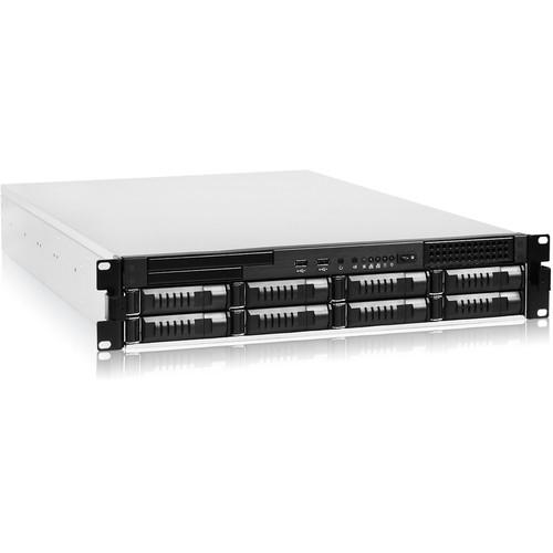 iStarUSA 8-Bay Storage Server Rackmount Chassis with 750W Redundant Power Supply