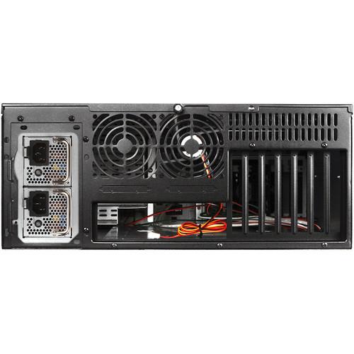 iStarUSA D-400-50R8PD2 D Storm Compact Rackmount Chassis with 500W Redundant Power Supply
