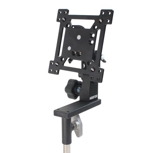 Nebtek Vesa Pro Ball Lock Mount For 13" Monitor with Portrait Landscape Rotation And Offset Balance Plate