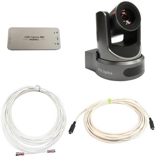PTZOptics Accessory Kit with 20x-SDI Live Streaming Camera