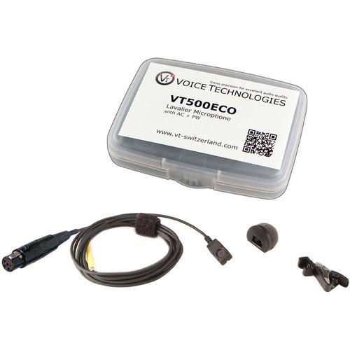 Voice Technologies VT500ECO Omnidirectional Miniature Lavalier Microphone Economy Package