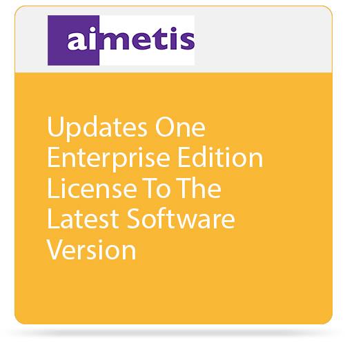 aimetis One Symphony 7 Enterprise Edition License Update to Latest Software Version