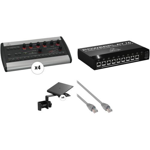 Behringer Powerplay 4-Person Personal Mixing System Kit