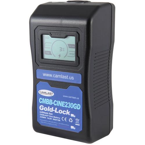 CAMLAST 230Wh 14.8V Gold Mount Battery for Cine-Style Cameras