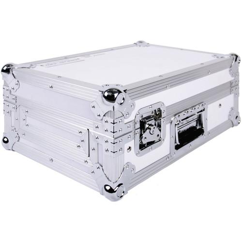 DeeJay LED Fly Drive Case for Two Standard Style Turntables and DJM-S9 Mixer with Laptop Shelf