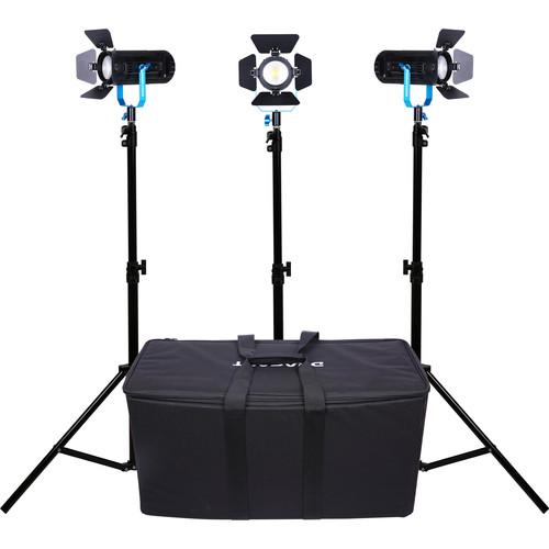Dracast Boltray 600 Plus LED Bi-Color 3-Light Kit with Soft Padded Case