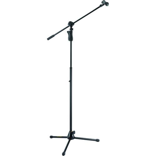 HERCULES Stands EZ Grip Tripod Microphone Stand with 2-in-1 Boom