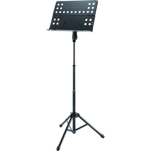 HERCULES Stands Three-Section Music Stand with Perforated Folding Desk