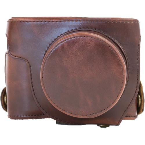 MegaGear Ever Ready PU Leather Camera Case with Strap for Canon PowerShot G1 X Mark II