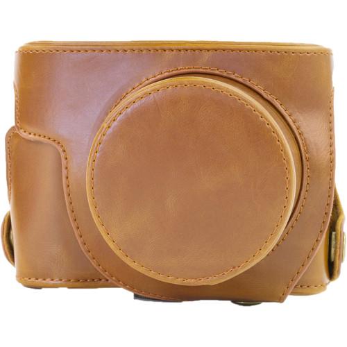 MegaGear Ever Ready PU Leather Camera Case with Strap for Canon PowerShot G1 X Mark II