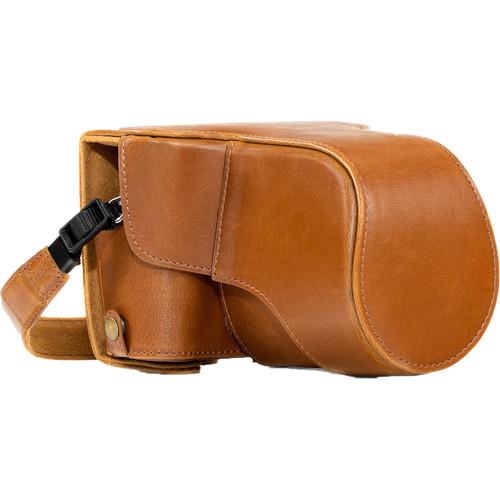 MegaGear Ever Ready PU Leather Case and Strap for Fujifilm X-T20, X-T10 and 15-50, 18-55mm Lens