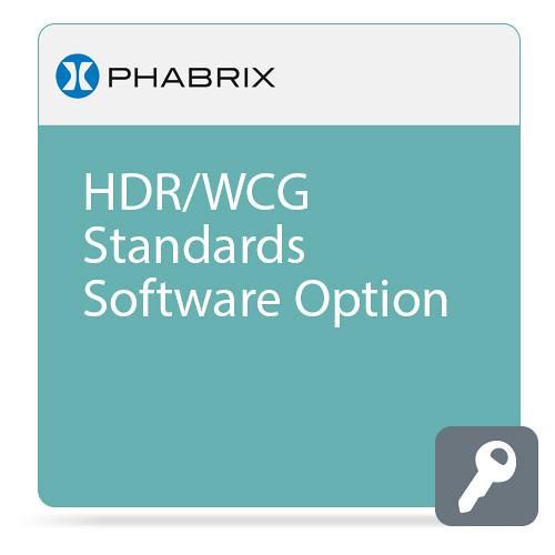PHABRIX HDR WCG Standards Software Option for Qx IP and Qx 12G Analyzers