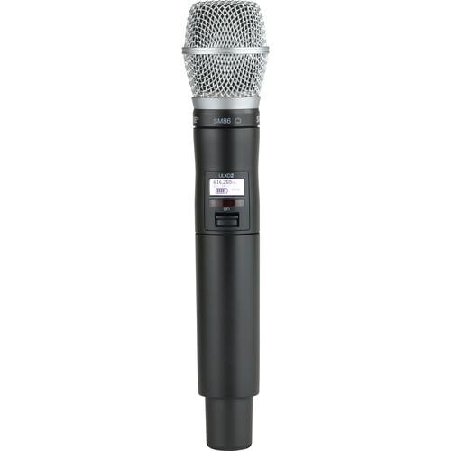 Shure ULXD2 VHF Handheld Transmitter with SM86 Microphone Capsule