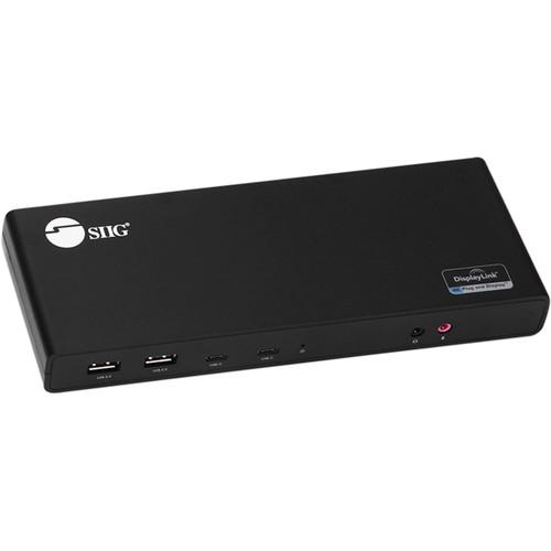 SIIG USB 3.1 USB Type-C Dual 4K Docking Station with Power Delivery