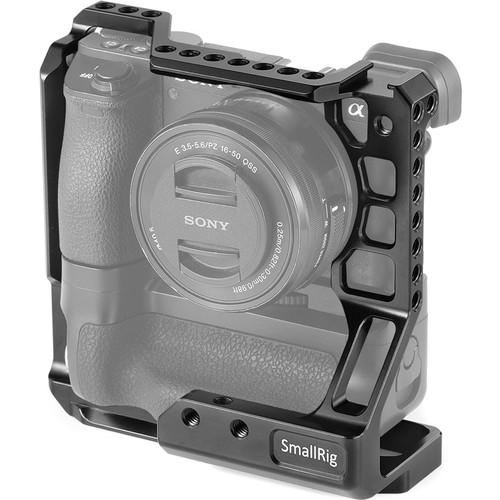 SmallRig Camera Cage for Sony a6000 a6300 a6500 with Meike MK-a6300 a6500 Grip