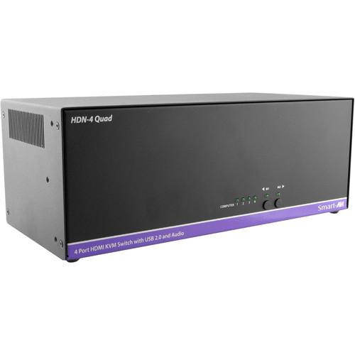 Smart-AVI 4-Port Quad-Head HDMI KVM Switch