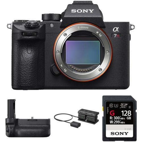 Sony Alpha a7R III Mirrorless Digital Camera Body with Vertical Grip Kit