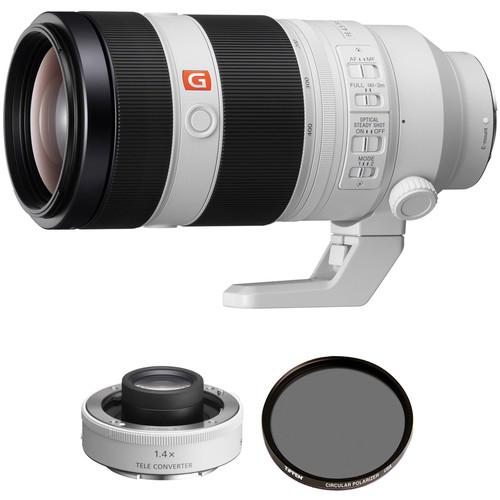 Sony FE 100-400mm f 4.5-5.6 GM OSS Lens with 1.4x Teleconverter Kit