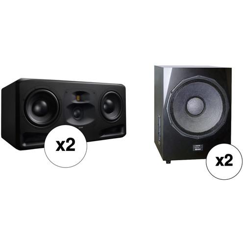 Adam Professional Audio The Frankfurt Matched 2.2 Speaker System with 2x10" 3-Way Monitors and 21" Subwoofers
