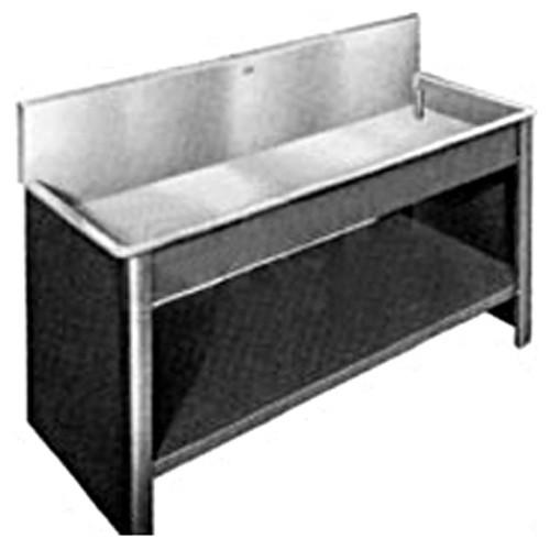 Arkay Black Vinyl-Clad Steel Cabinet for 30x120x6" for Premium & Standard Stainless Steel Sinks