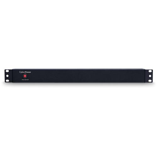 CyberPower 12A 100-125V 50 60Hz PDU Nema 5-15P Plug 12-RearNema 5-15R OUTS 1U 15