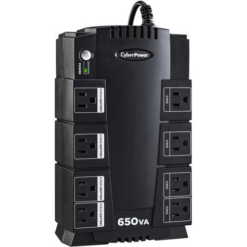 CyberPower 650VA 8-Outlet UPS System